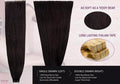 Silk & Blue tape-in extensions, tape strip detail