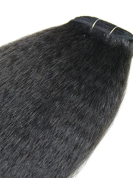 Silk & Blue Kinky Straight Weft detail