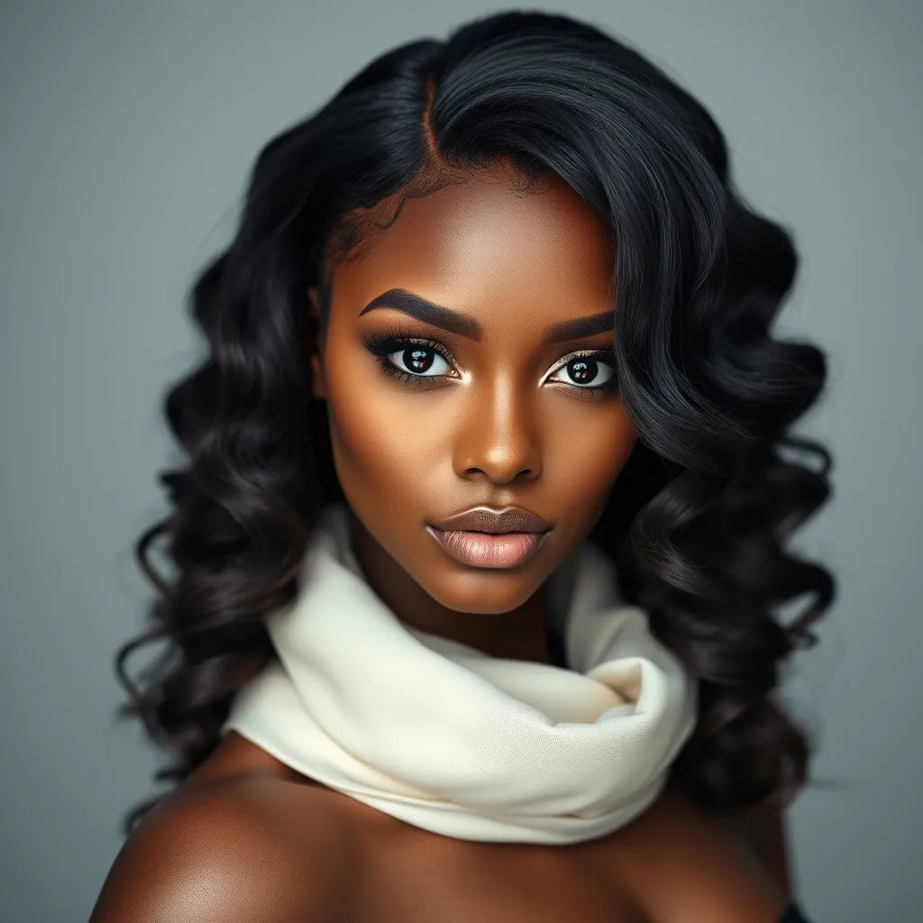 Silk & Blue Body Wave Weft detail
