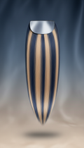 Tape-in human hair extension with elegant typography